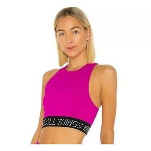 Pam & Gela Long Bra in Pink Size S ( NWT $ 75 )